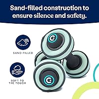 Vista 5 de Cubii Juego de mancuernas ajustables para construir – incluye dos mancuernas ajustables de peso de mano más 4 Cubii 1 libra anillos blandos pesas