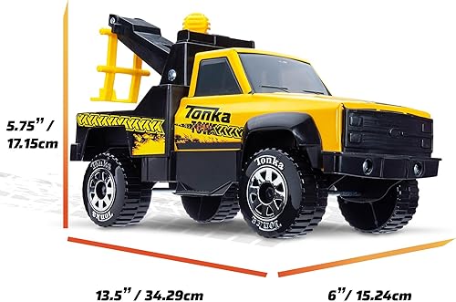 Miniatura 67 de Tonka Steel Classics Bulldozer - Camión de construcción de juguete, hecho de acero y plástico resistente, para niños y niñas de 3 años en adelante