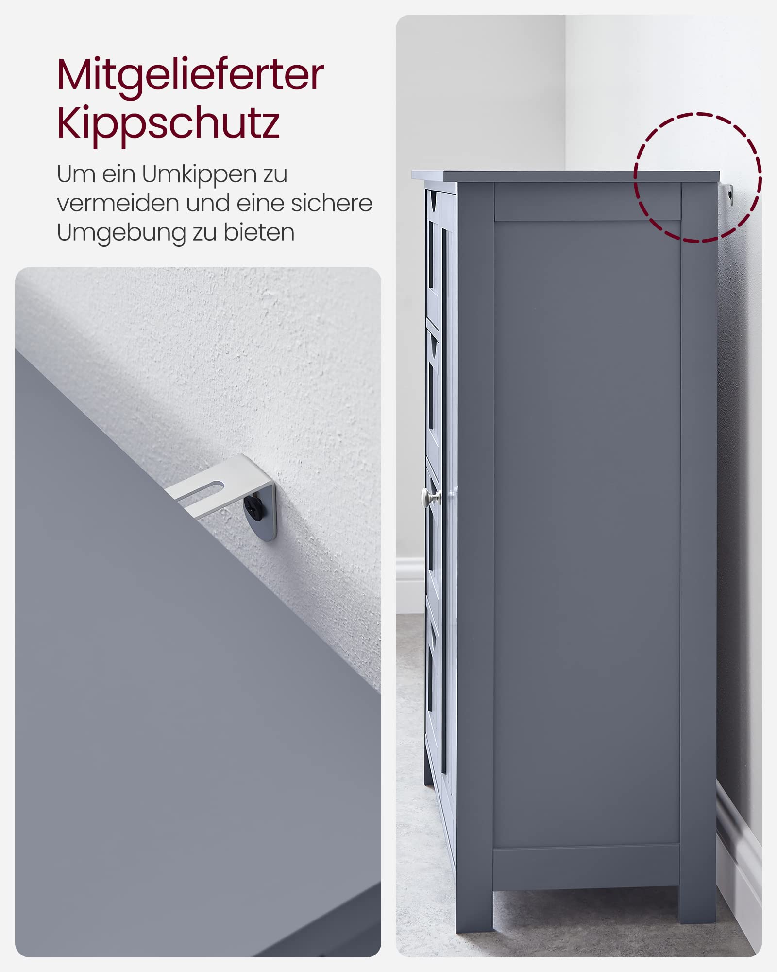 Vasagle Badezimmerschrank – Bild 6