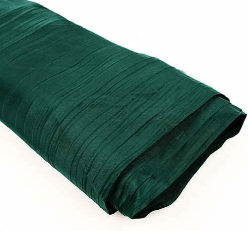 Miniatura 19 de Efavormart - Perno de tela de tafetán arrugado de acordeón negro de 54 pulgadas x 10 yardas para decoración de bodas, fiestas de cumpleaños, bailes