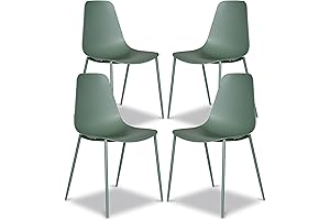 Isla Modern Kitchen Chairs Set of 4 - Quick Assembly Dining Chair