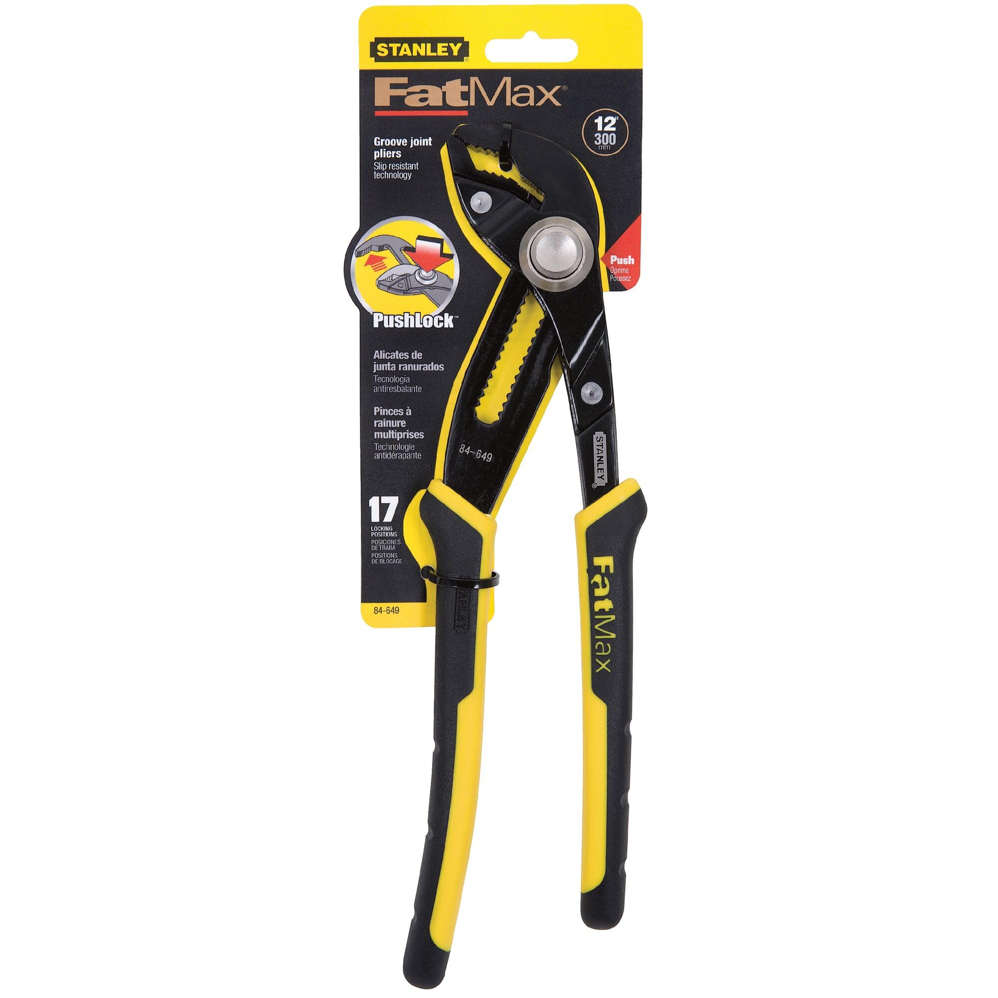 Stanley 0-84-649 - Alicate con cremallera FatMax de 300 mm