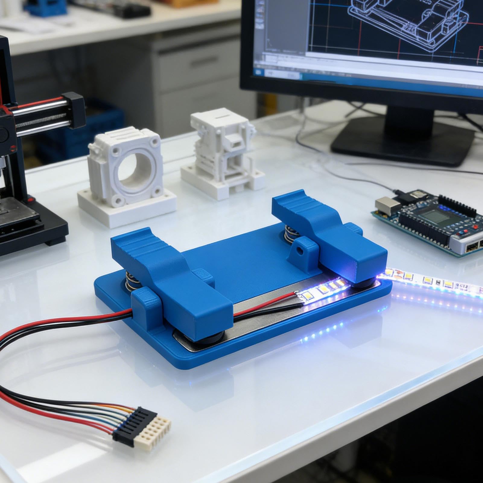 Pinza para Soldar Tira LED,Diseño con Pinzas - Soporte Para Cables De Soldadura De Circuitos Electrónicos | para Ensamblaje y Reparación de Electrónica, Proyectos de Manualidades,