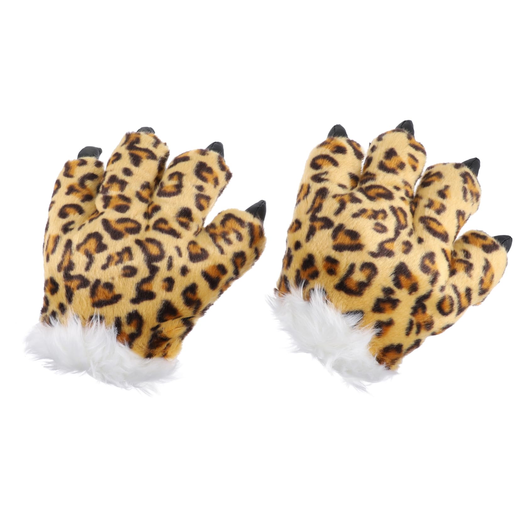 PACKOVE 1 Pair gloves werewolf costume glove winter mittens for kids wolf paw costume leopard mittens Festival halloween animal costume dress for kids headband child cosplay cloth
