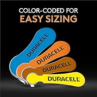 Vista 3 de Duracell Hearing Aid Batteries Yellow Size 10, 16 Count Pack, 10A Size Hearing Aid Battery with Long-Lasting Power, Extra-Long EasyTab Install for