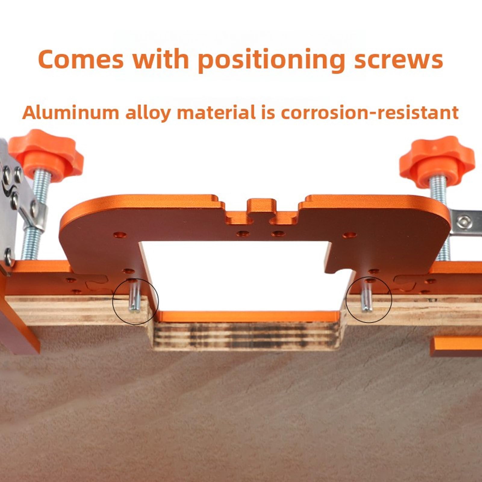 Fafeicy Szablon Promienia Narożnika Routera z Zaciskiem Mocującym | Szablon narożny z aluminium stopowego R20 R25 R30 R35 do frezowania otworów uchwytów drzwi szafkowych w stolarstwie