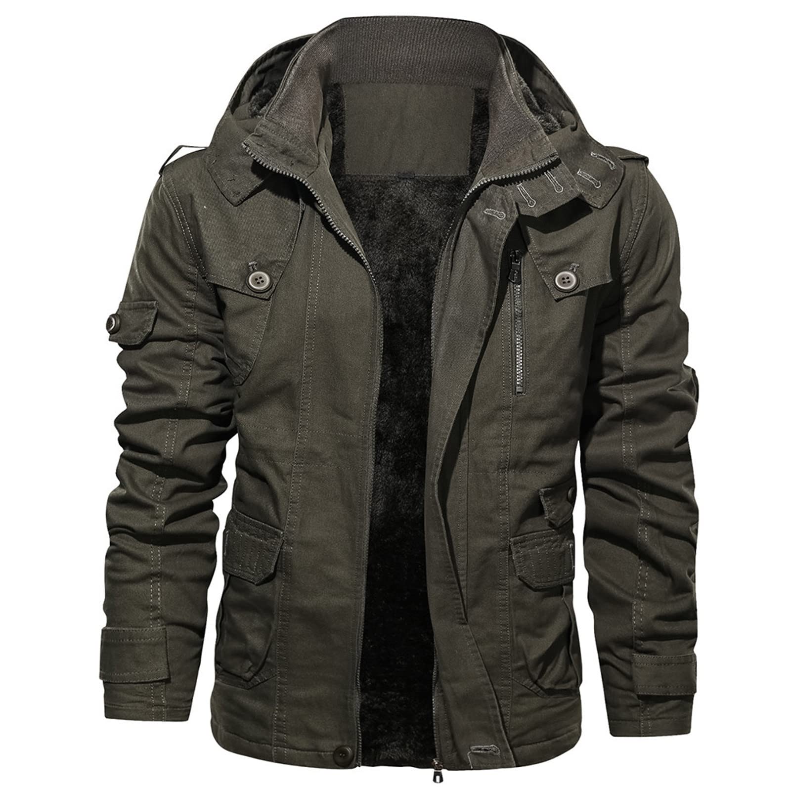 Winter Jacket Men's Functional Jacket Outdoor Hiking Sports Jacket Sweat Jacket Spring Lightweight Bomber Jacket Men's Coat Pullover Rain Jacket Bomber Jacket Breathable Jacket-image-26