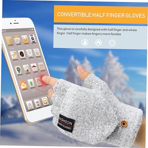 Miniatura 4 de Guantes calefactados por USB: guantes de escritura suaves para tejer, guantes de calentamiento de invierno, calentadores de mano, calentadores