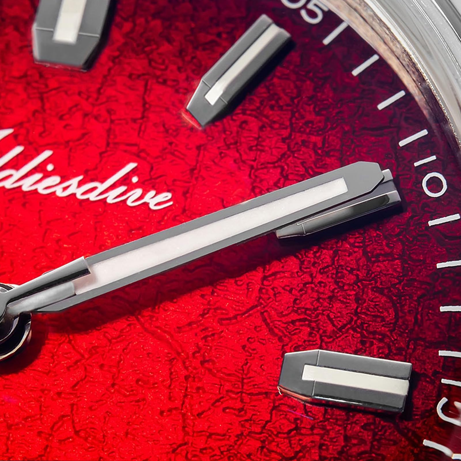 ADDIESDIVE męski zegarek mechaniczny 8215 ruch AD2531 zegarek automatyczny FKM pasek z gumy fluorowej K1 lustro ze szkła bąbelkowego 100 metrów wodoodporny BGW9 świecący zegarki
