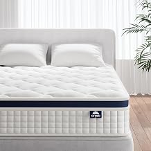 Twin Mattress 10 Inch - Hybrid Mattress Bed in a Box, Medium Firm Support, Pressure & Pain Relief for All Sleepers, CertiPUR-US Certified, Fiberglass-free, Reinforced Edge Support, Motion Isolation | Pressure & Pain Relief for All Sleepers, CertiPUR-US Certified, Fiberglass-free, Reinforced Edge Support, Motion Isolation