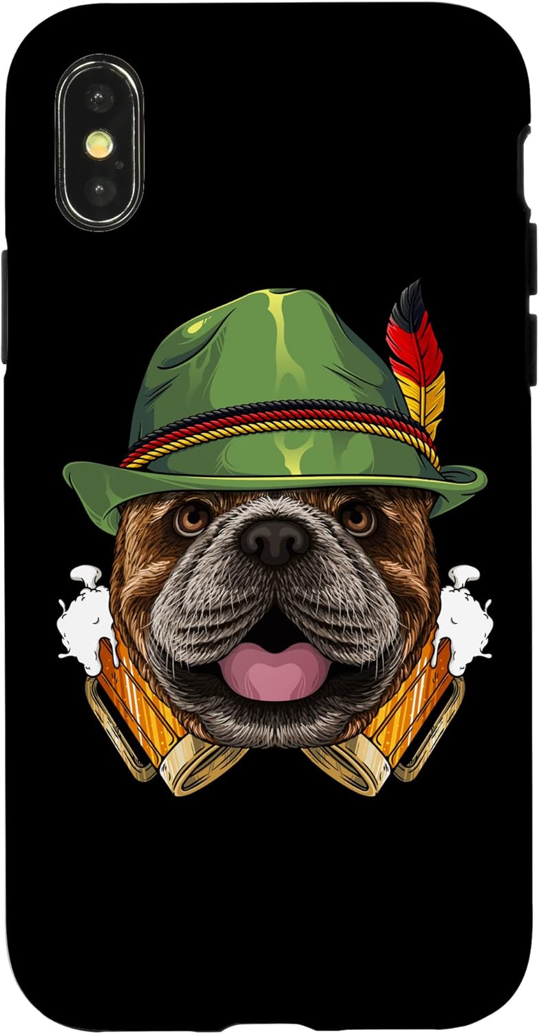 Amazon Co Jp Iphone 12 12 Pro ブルドッグ オクトーバーフェスト レーダーホーゼン ドイツビールフェスト バイエルン スマホケース Electronics