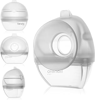 Lionelo MILKY 2IN1 Muttermilchauffänger und Silikon-Milchpumpe Manueller