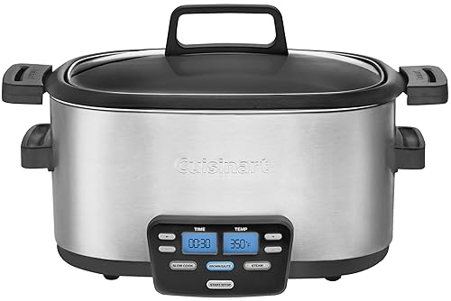 Cuisinart 3-In-1 Cook Central 6-Quart Multi-Cooker: Slow Cooker, Brown/Saute, Steamer,