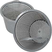 Sepetrel Swimming Pool Filter Basket (Set of 2) - Replacement Skimmer Basket for In-Ground Pools - Captures Leaves, Needles and Debris - Most Pump & Water Circulation Systems