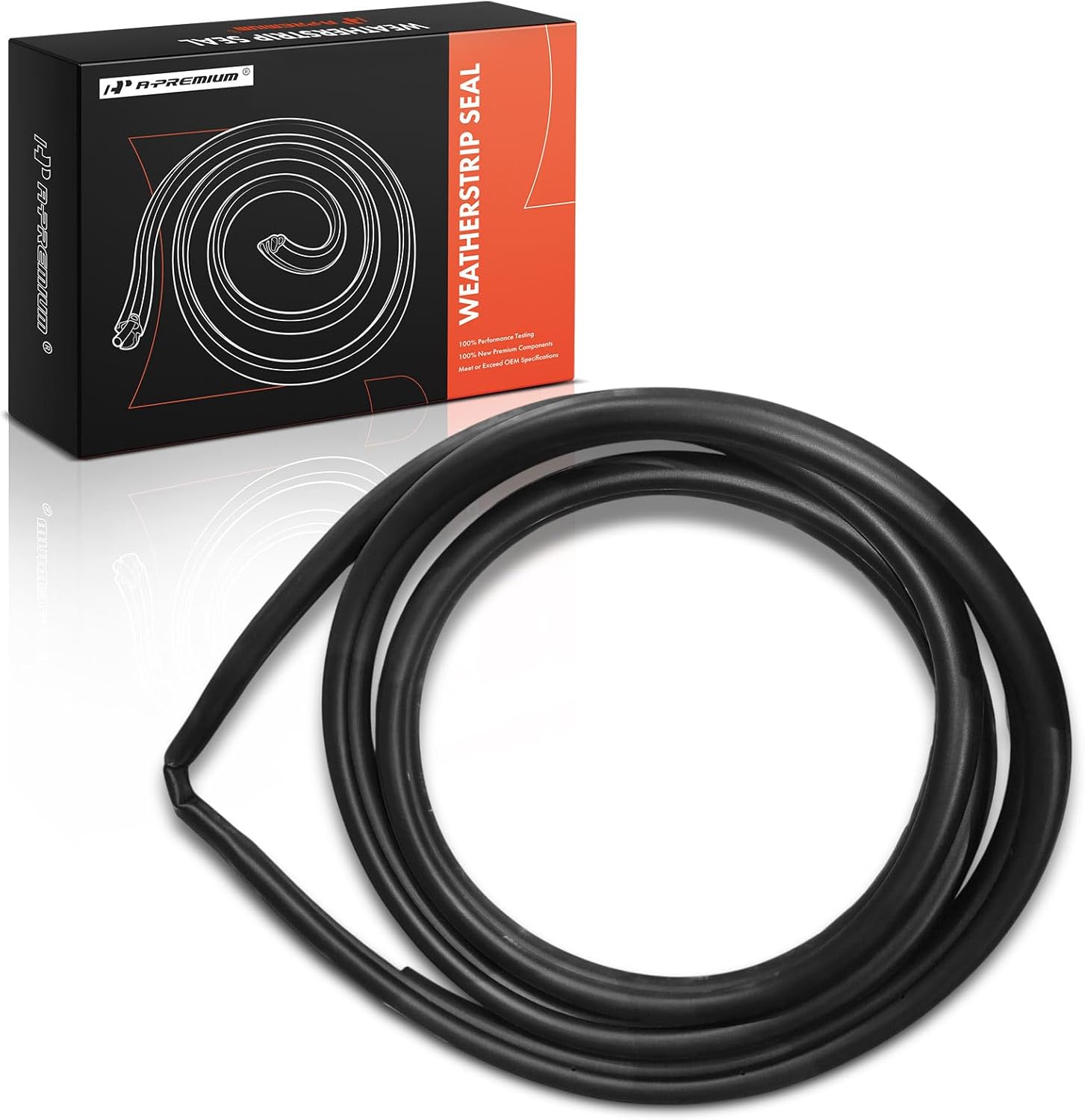 A-Premium Rear Left Car Door Weather Stripping Seal Strips Compatible with Toyota Camry 2012 2013 2014 2015 2016 2017, Sedan, Driver Door Opening