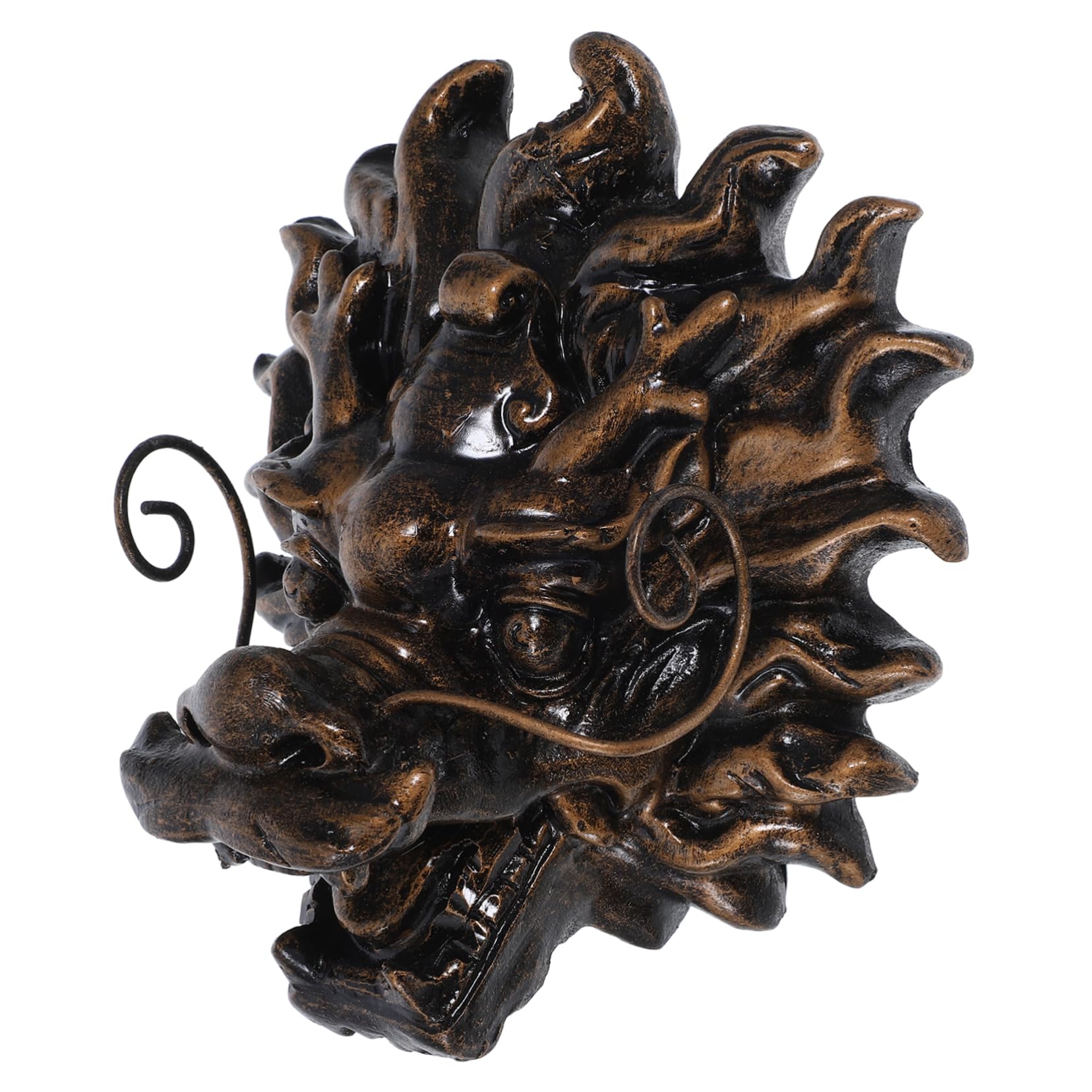 Abaodam Fontana da Parete Decorativa Testa di Drago in Resina per Giardino e Villa, Facile Installazione, Design Elegante e Resistente per Uso Esterno