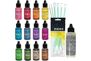 Ranger Tim Holtz Alcohol Ink Pearl Complete Set Bundle