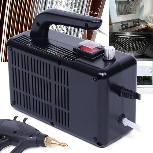 Miniatura 1 de DNYSYSJ Máquina de vapor de 1600 W, limpiador de vapor de alta temperatura, alta presión, portátil, máquina de limpieza a vapor portátil, máquina de