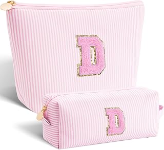 Gifts for Teen Girls Women - Birthday Gifts for 10 11 12 13 14 15 16 17 18 Years Old Girl,Makeup Bag Cosmetic Bag,Teacher Gift Trendy Stuff Toiletry Bag - Pink,D