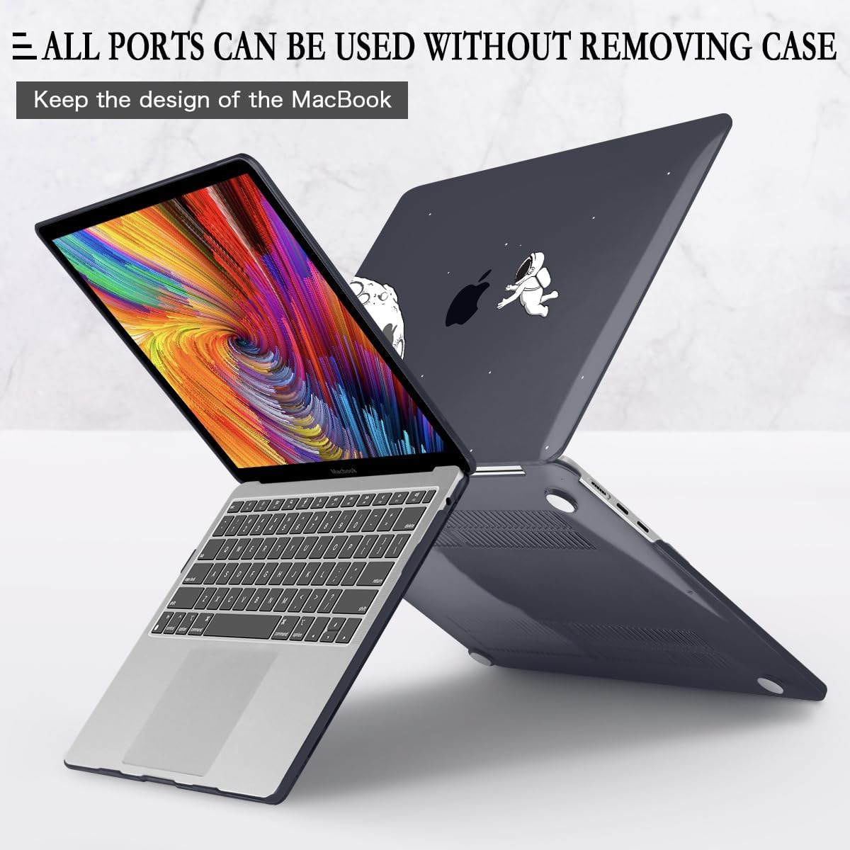 CISSOOK Compatible with MacBook Pro 16 inch Case 2025 2024 2023 2022 2021 Release A3403 A3186 A2991 A2780 A2485, Hard Shell Case Keyboard Cover for MacBook Pro 16 inch M1 M2 M3 M4, Astronaut
