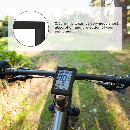 Miniatura 5 de Protector de borde protector para pantalla M5 Lectric XP, cubierta protectora suave absorbente de golpes (negro)