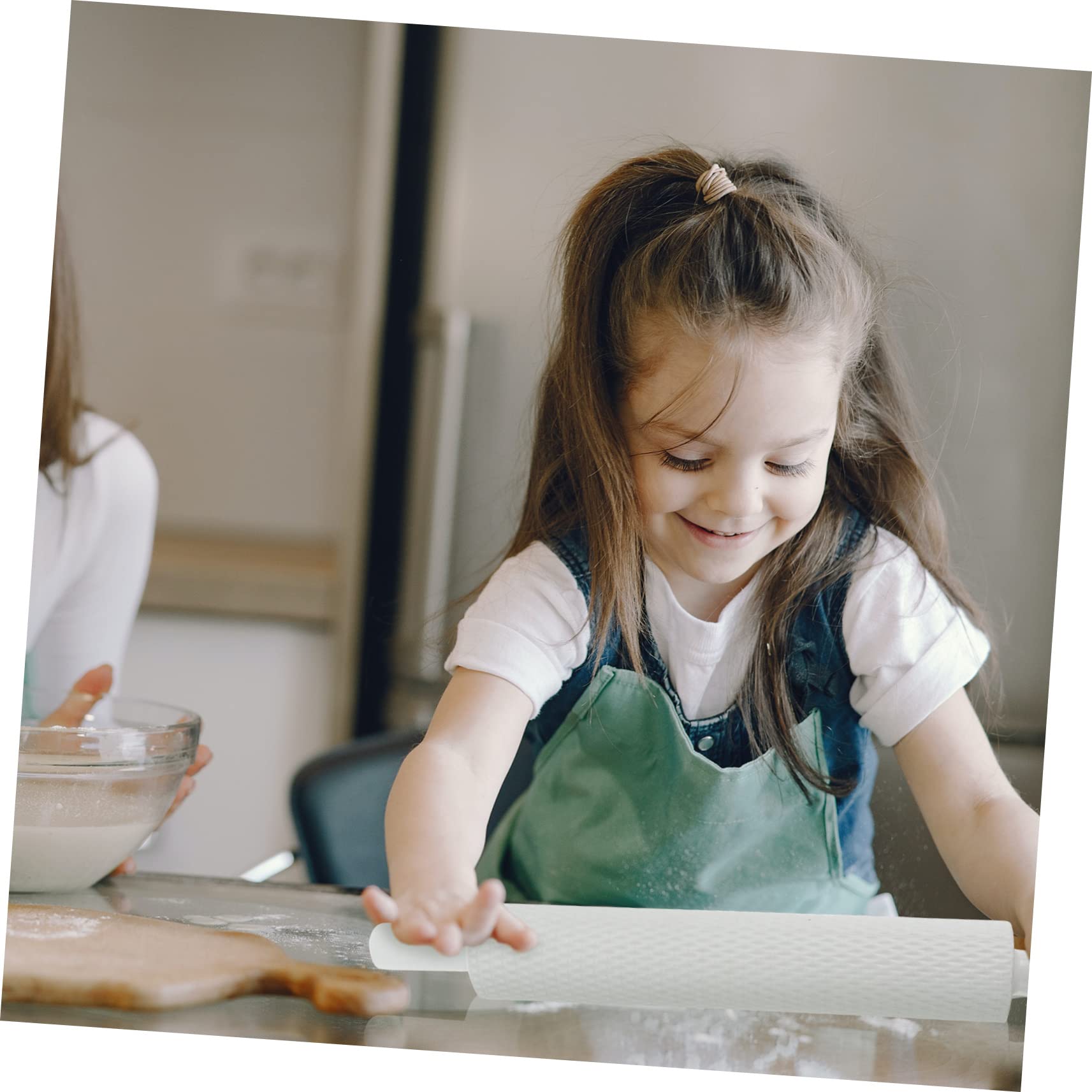 4piezas Rodillo De Cocina Para Masa Relieve Rodillo Para Galletas y Pizza Herramientas De Repostería Plástico De Alimenticio Para Fiestas Infantiles y Reuniones Sociales