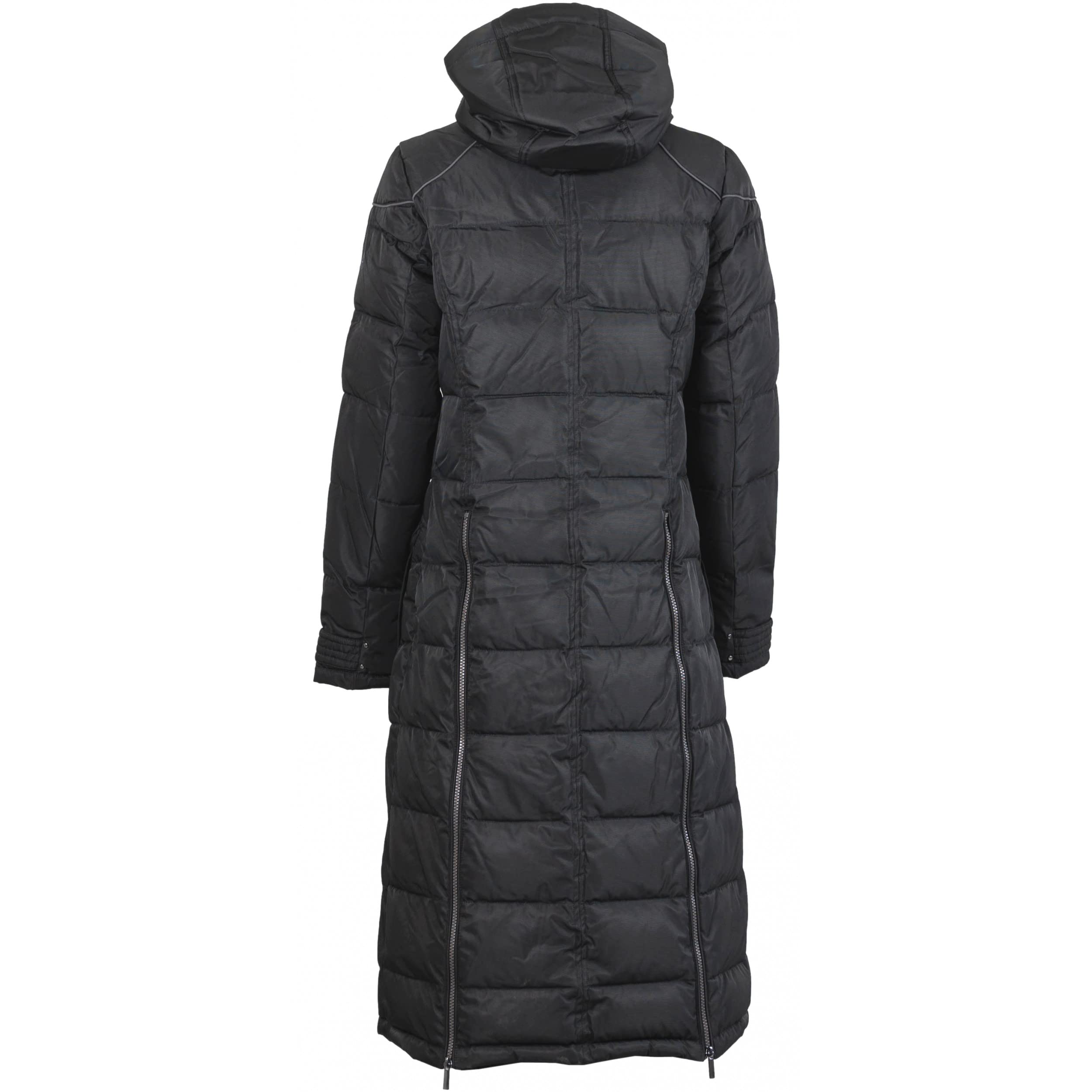 Lazura - Thermomantel Sophia – Wintermantel für Damen – wattierter Reitmantel – Steppmantel mit Kapuze – atmungsaktiv, wind- & wasserabweisend – Mantel – viele Farben & Größen
