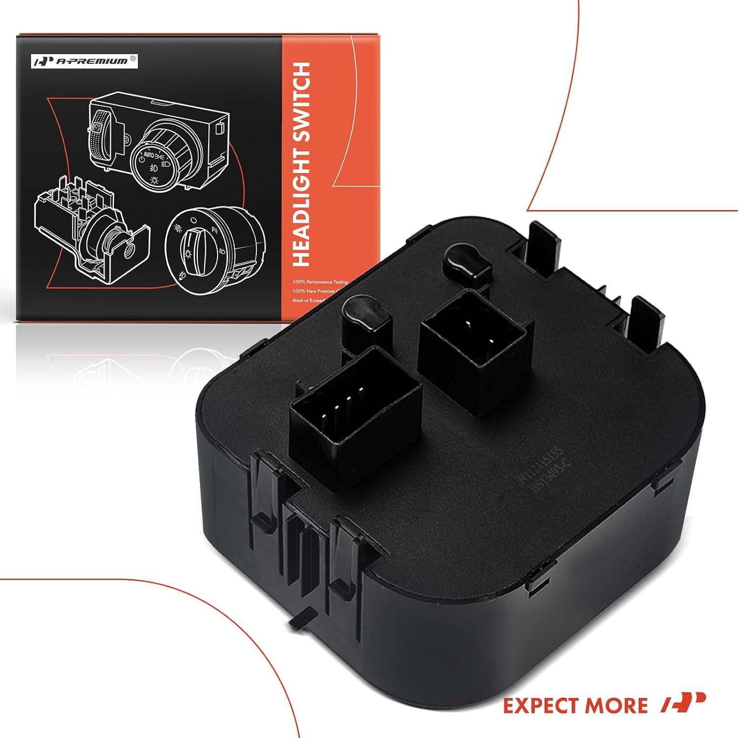 A-Premium Headlight Switch Instrument Panel Headlamp Dimmer Switch Compatible with Chevrolet Trailblazer, Trailblazer EXT & GMC Envoy, Envoy XL, Envoy XUV & Buick Rainier & Oldsmobile Bravada