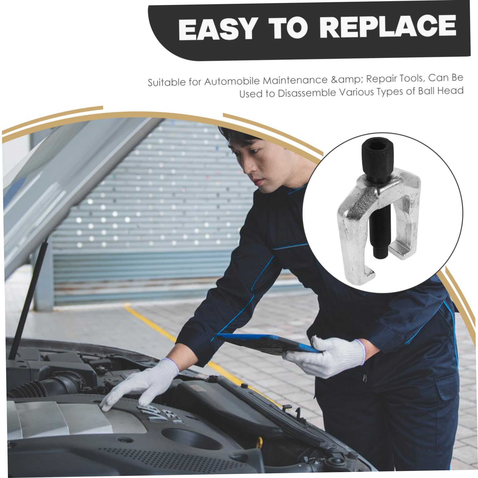 Outil de réparation Automobile pour rotule de Suspension, séparateur de rotule.