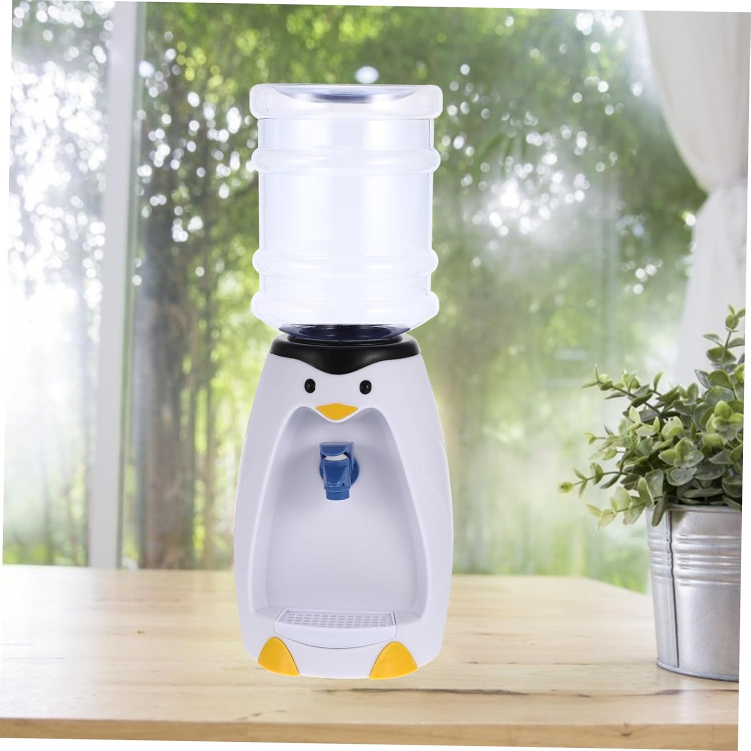 VALICLUD Mini Cartoon Water Dispenser Cooler Portable Drinking Fountain Energy Saving No Electricity Required for Office Tea Outdoor Use Random Color