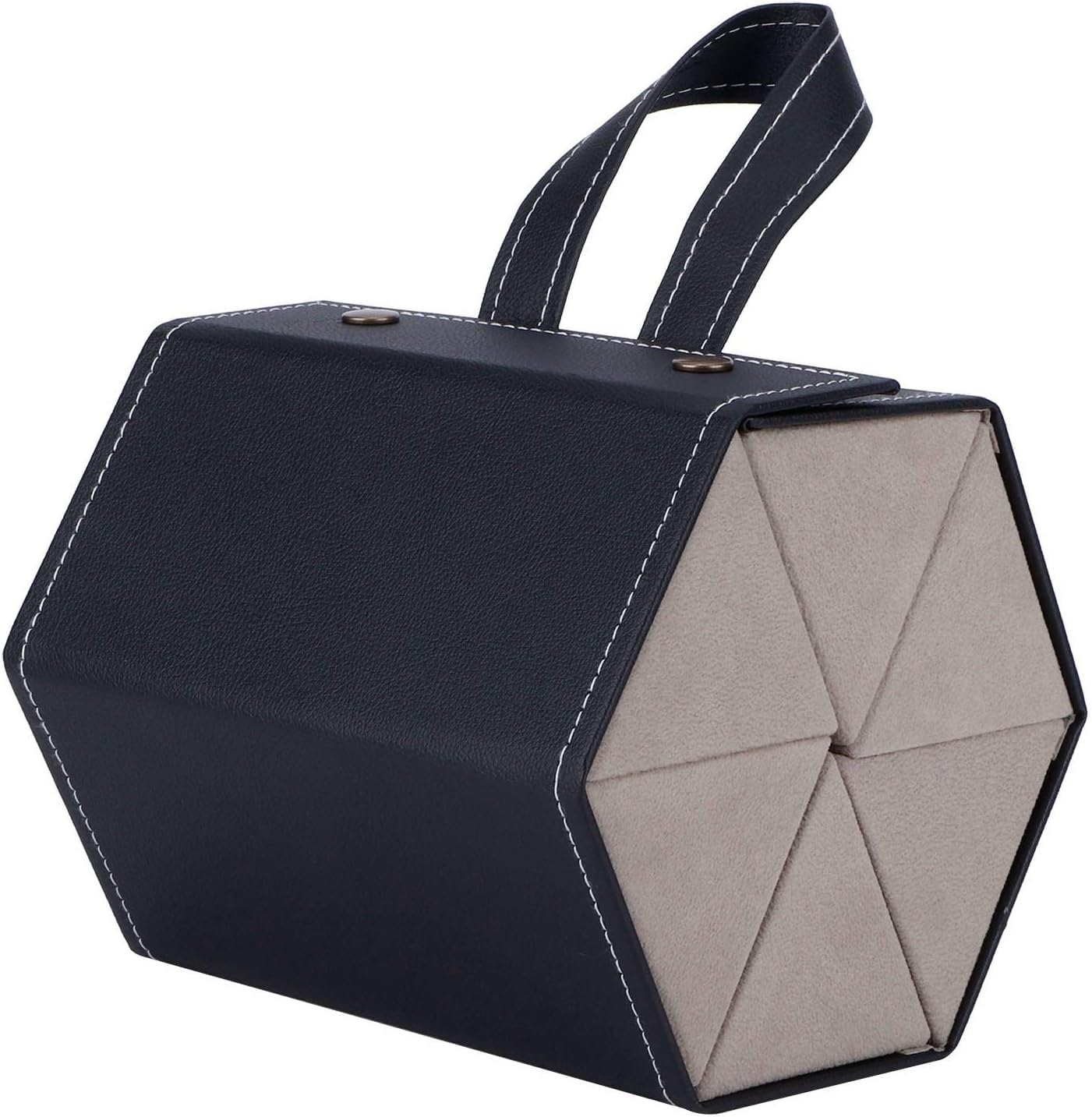 6-fold foldable sunglasses, goggles, swimming goggles, travel box with multiple hanging glasses display, 16.3 * 11 * 12.5cm,B