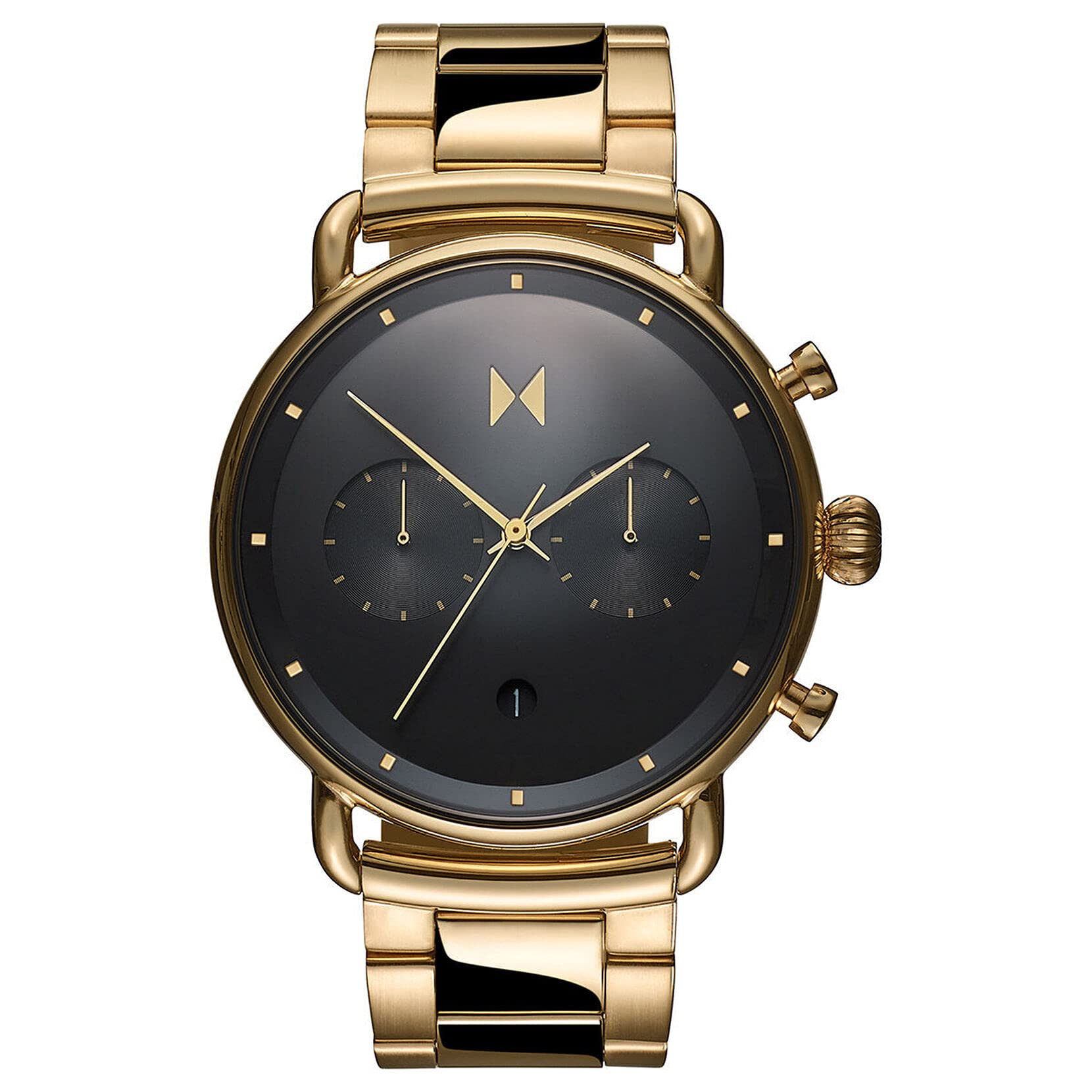 Mvmtblacktop Mens 47 Mm Champion Gold Chronograph Watch Gold