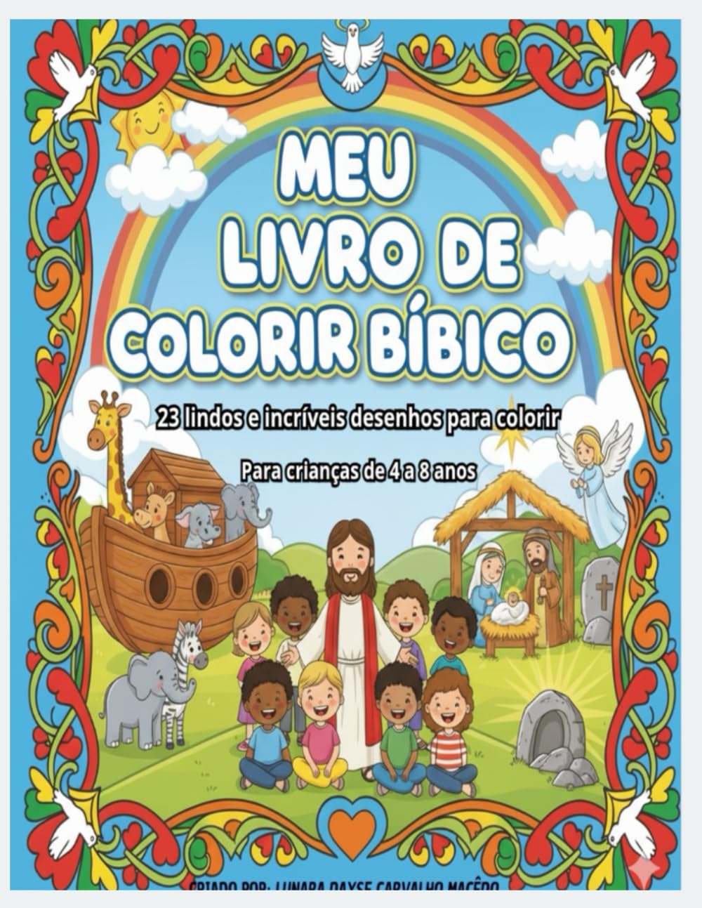 O inicio de tudo (livros para colorir bíblico)