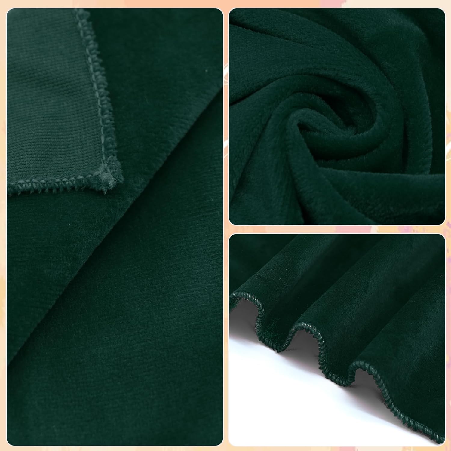 Velvet Pocket Squares for Men Solid Color Self Fold Mens Handkerchiefs Suit Accessories for Business Tuxedo Formal - Image 6