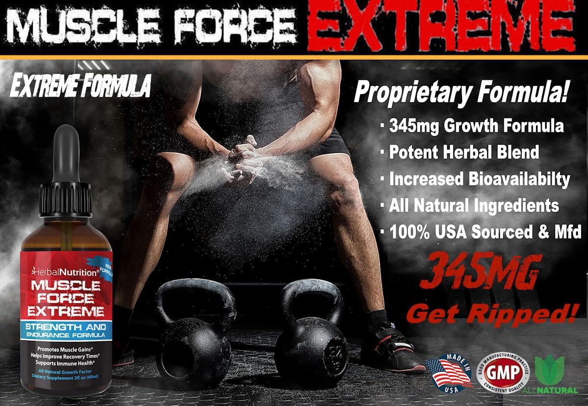 Muscle Force Extreme 2 Bottle Pack 345mg...