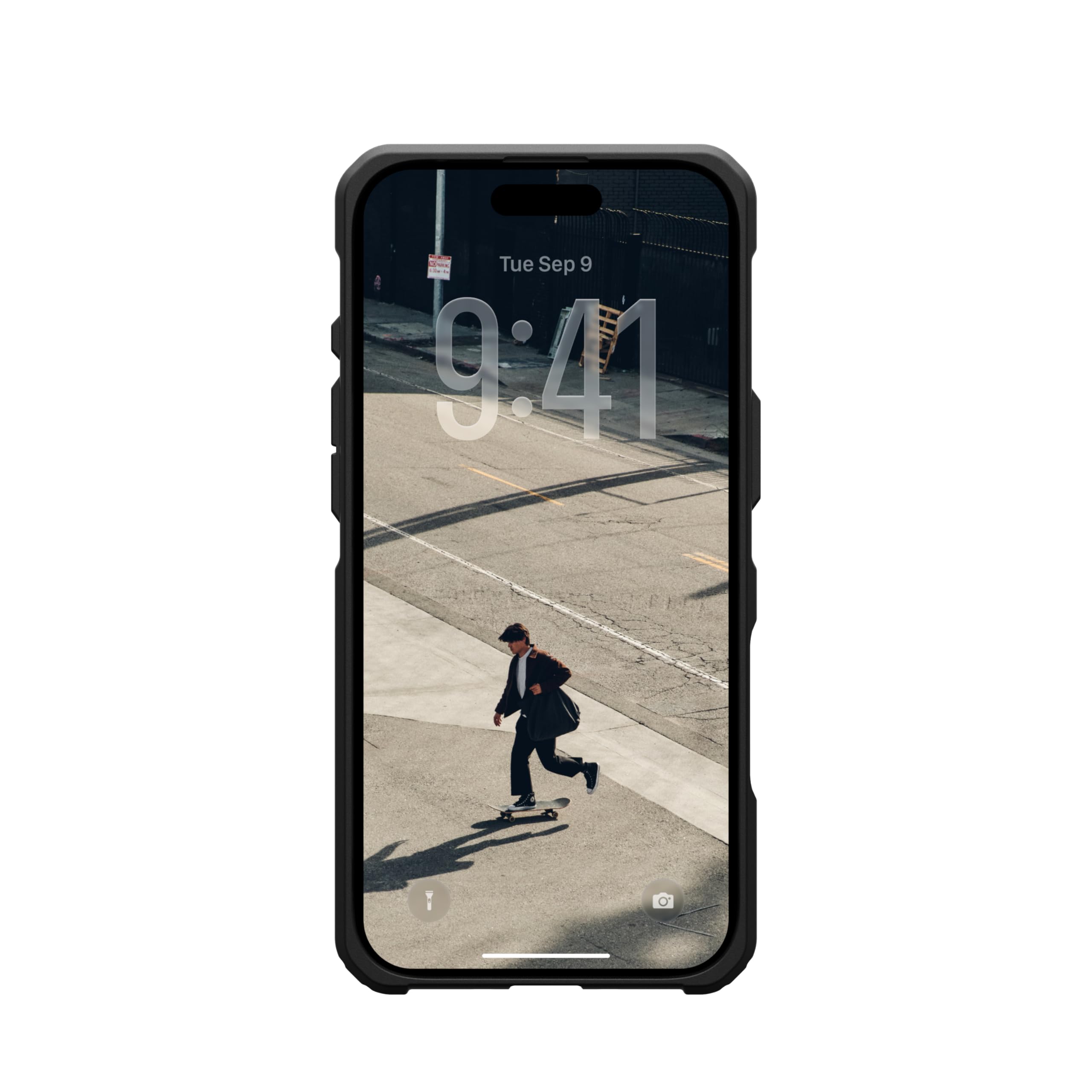 Urban Armor Gear Metropolis LT MS Case Compatible Apple iPhone Air Coque (Protection Conforme aux Normes Militaires, Chargement sans Fil (Qi) / magnétique) Kevlar Noir
