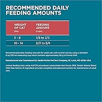 Vista 5 de Purina ONE Comida seca natural para gatos, mezcla Tender Selects con salmón real - Bolsa de 7 lb