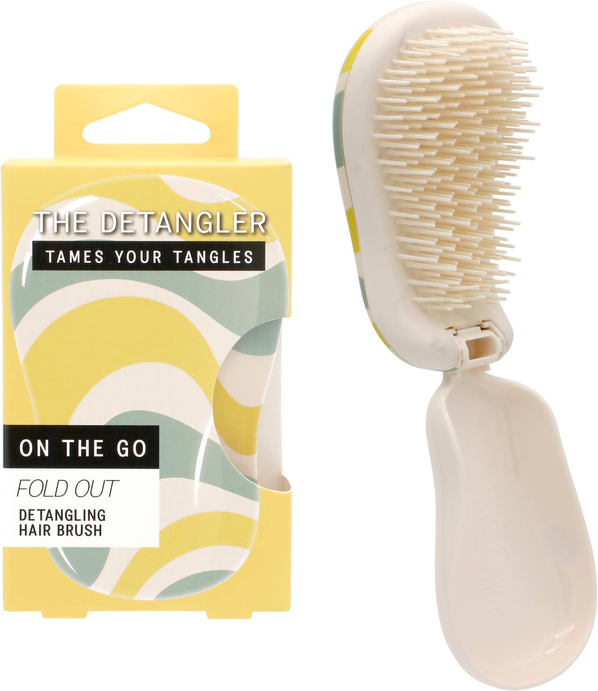 The Detangler On the Go Travel Detangling Hair Brush, Retro Swirl