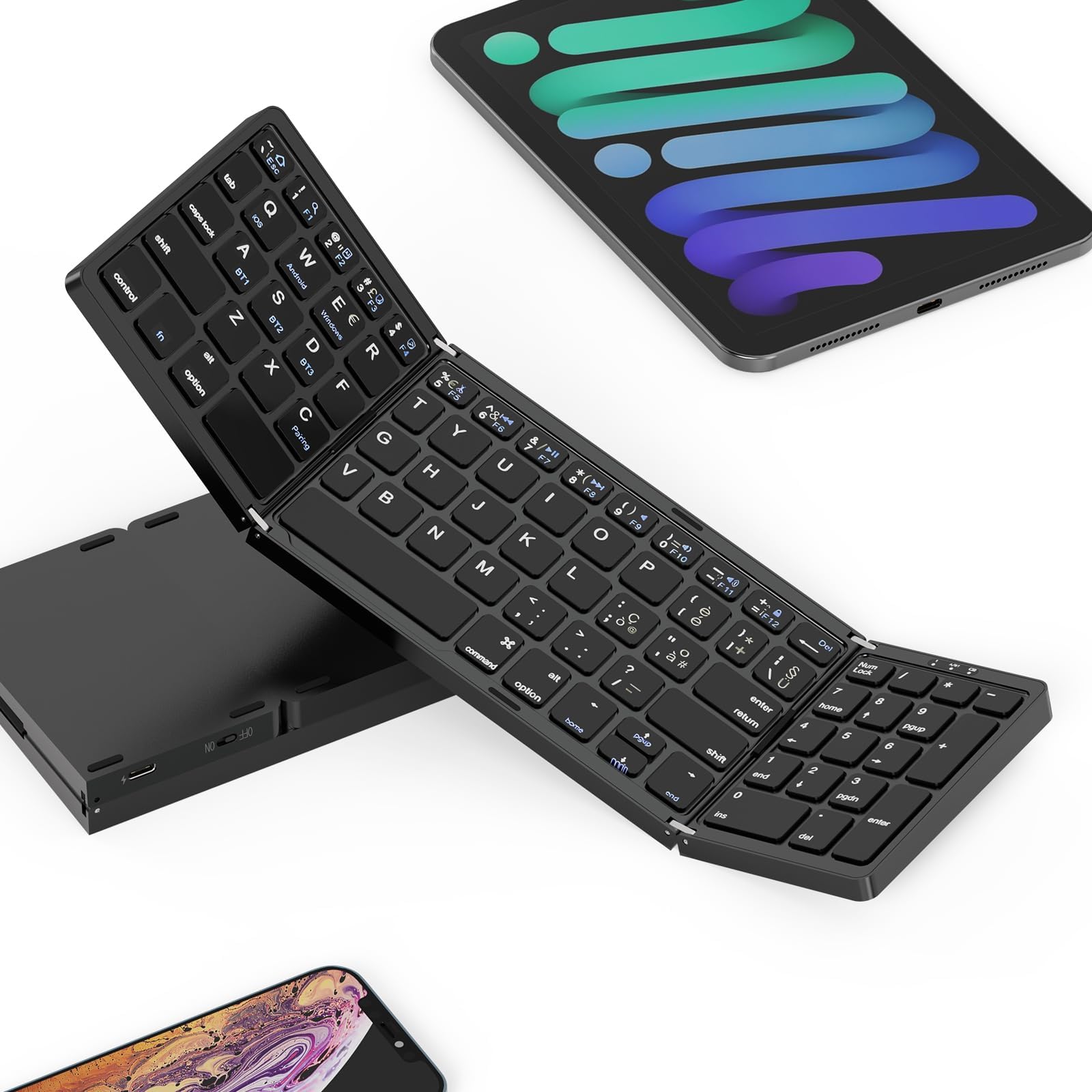 GOOJODOQ Tastiera E Mouse Wireless Per Tablet IPad... &ndash; Grandado