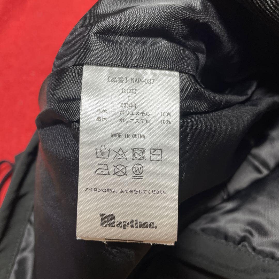 naptime コーチジャケット 黒