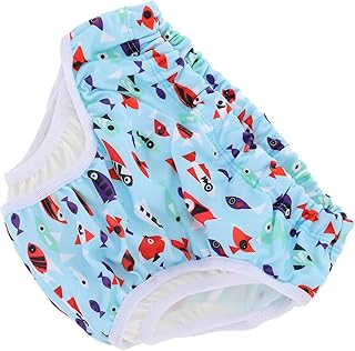 Toyvian Fraldas De Natação Reutilizáveis Para Bebês 4 Unidades Fraldas De Xixi Para Meninos Fraldas Laváveis Para Meninas Calças Urinárias Para Bebês Almofadas Urinárias