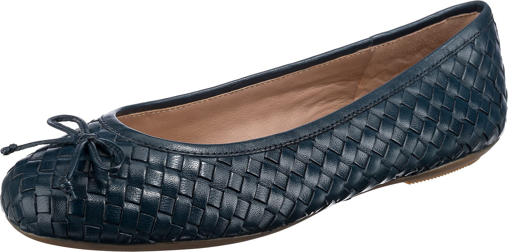 Geox Women's D Palmaria A Ballerina, Blue, 2.5 UK