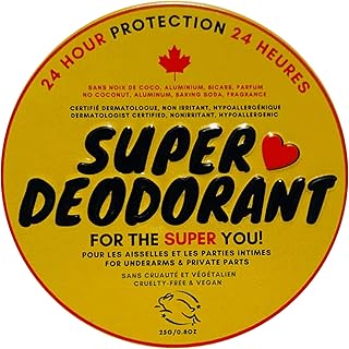 Super Deodorant for sensitive skin (1x25g) | Fragrance-free natural deodorant | Aluminum-free natural deodorant | Coconut & baking soda-free natural deodorant | Vegan deodorant | Natural deodorant for men and women