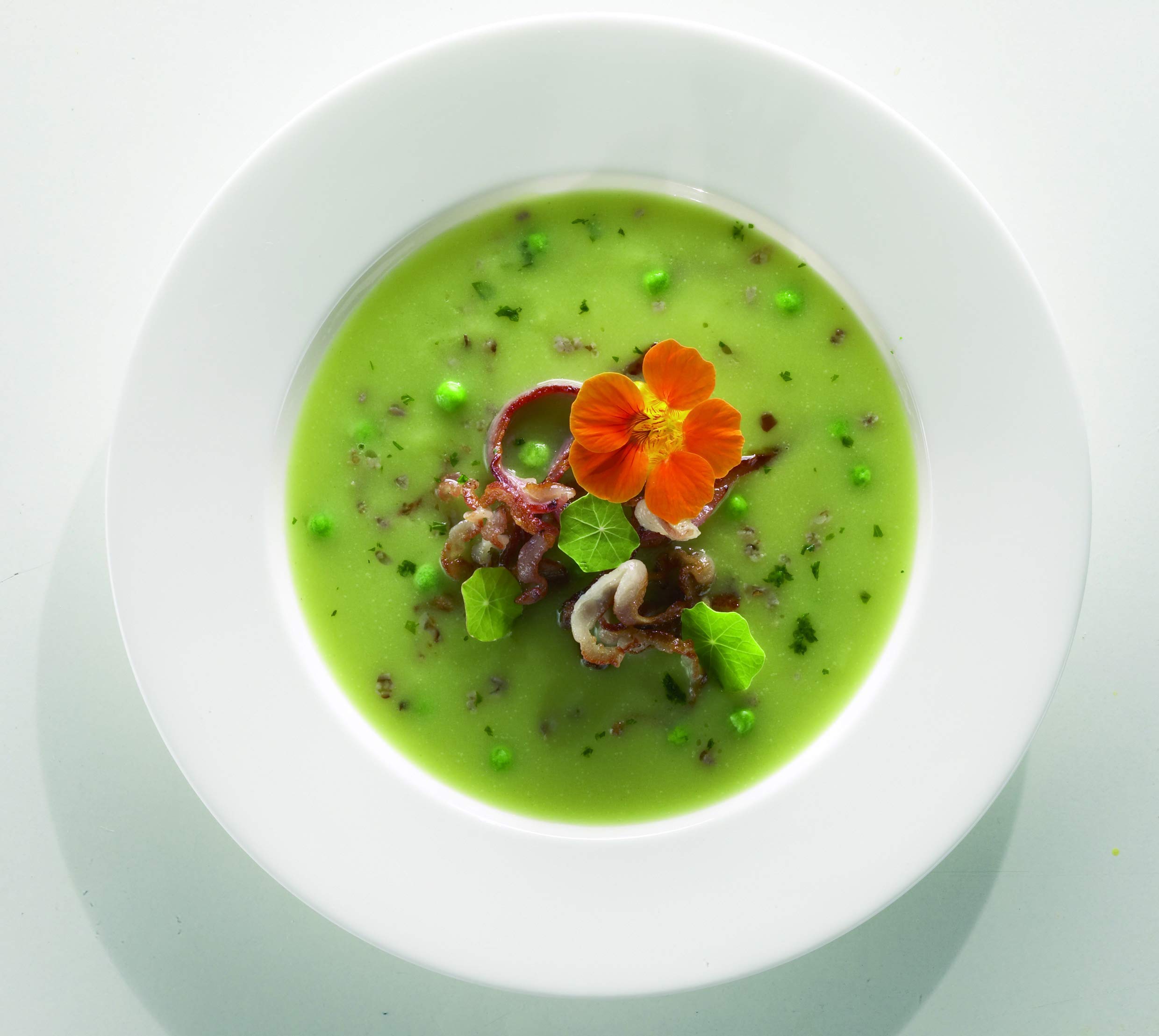 Knorr feine Grünerbsen Suppe Trockenmischung (typischer Erbsen Geschmack mit leichter Specknote) 1er Pack (1 x 2,7 kg)