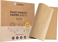 Vista 11 de Katbite 100 piezas de papel de envoltorio para sándwich, forros para cesta de alimentos de 12x12 pulgadas, papel de pergamino para hornear a prueba
