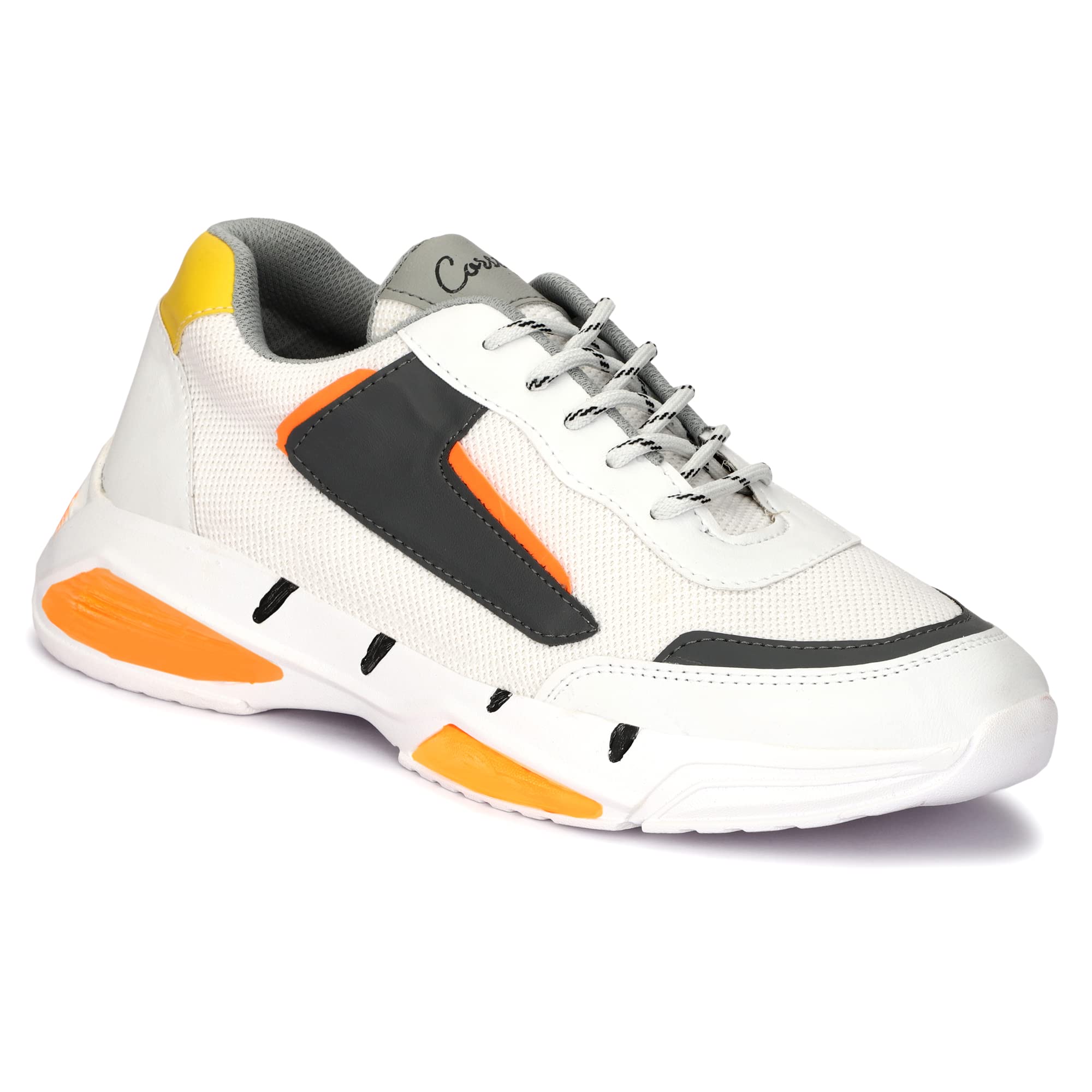 Corstyle Comfort Class Breathable Mesh Running Soft Cushion Running Shoes for Men White (B0C1TJ5PBW) Amazon Price History, Amazon Price Tracker