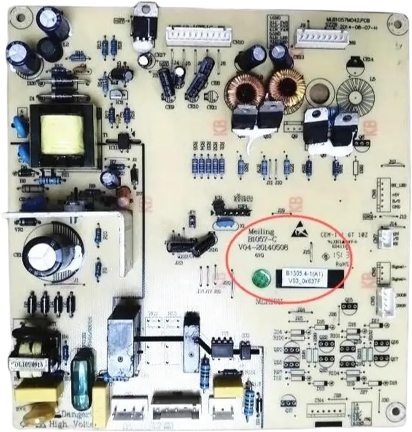Good for Refrigerator Computer Board B1305.4-1 B1057-C BCD-568W B1505-ML Part(Light Grey)
