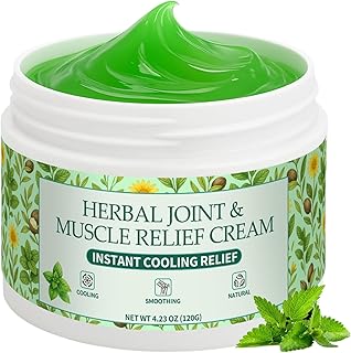 Chillflex Instant Cooling Relief Cream, Joint Care Soothing Cream, 3% Menthol, Arnica Extract, Magnesium, and Shea Butter, Herbal Body Cooling Soothing Ointment, Daily Joint & Muscle Care (1)