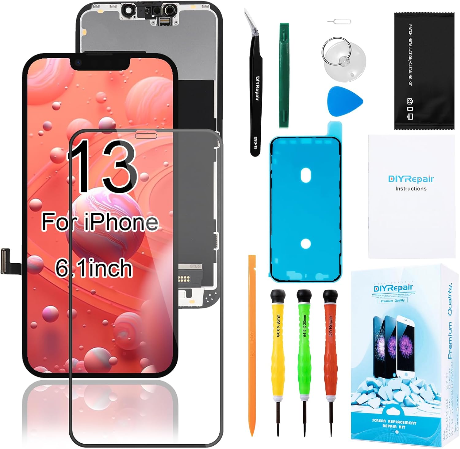 Premium for iPhone 13 Screen Replacement 6.1' 3D Touch LCD