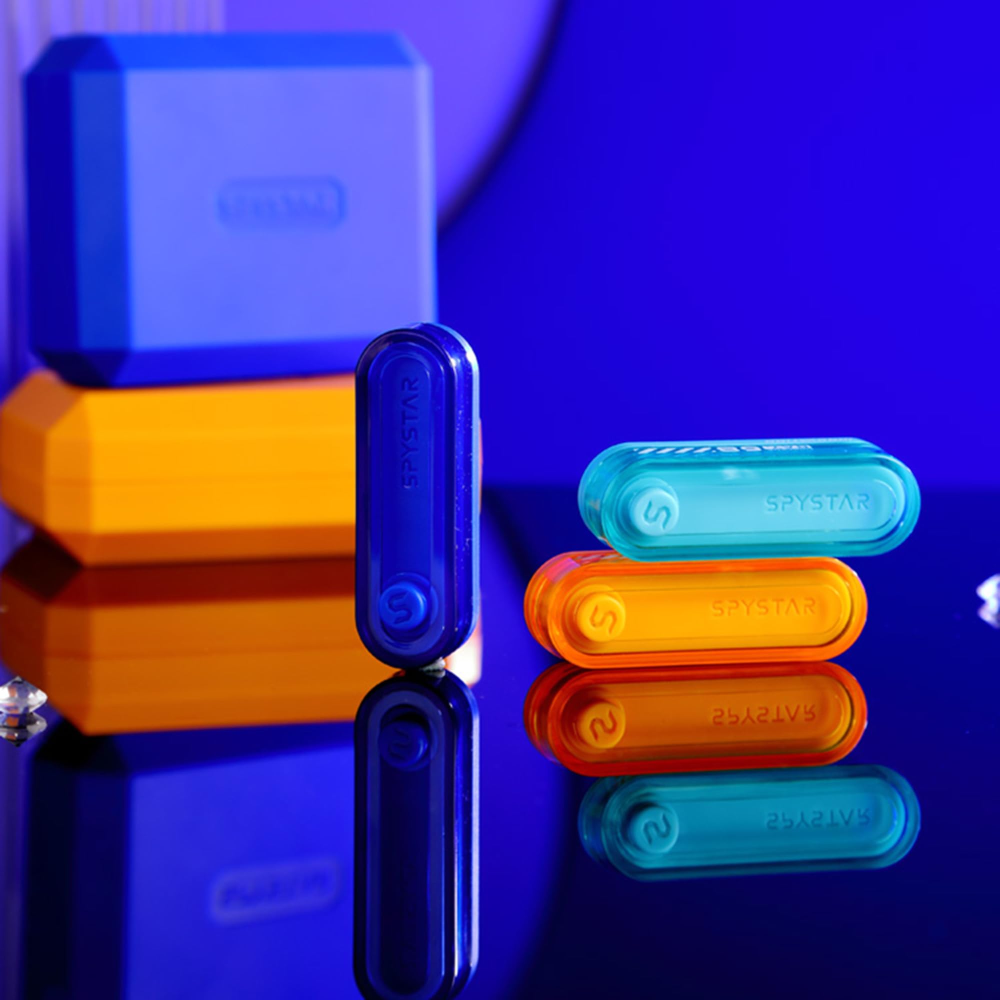 EDC フィジェットトイ　フィジェットスライダー Shark ブルー Amazon.co.jp: Play EDC おもちゃのフィジェット スライダーは、大人用